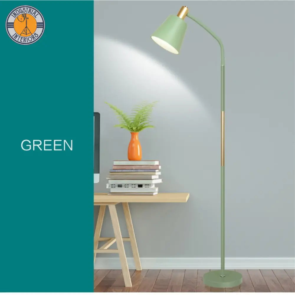 Adjustable Standing Floor Lamp Green / 5W