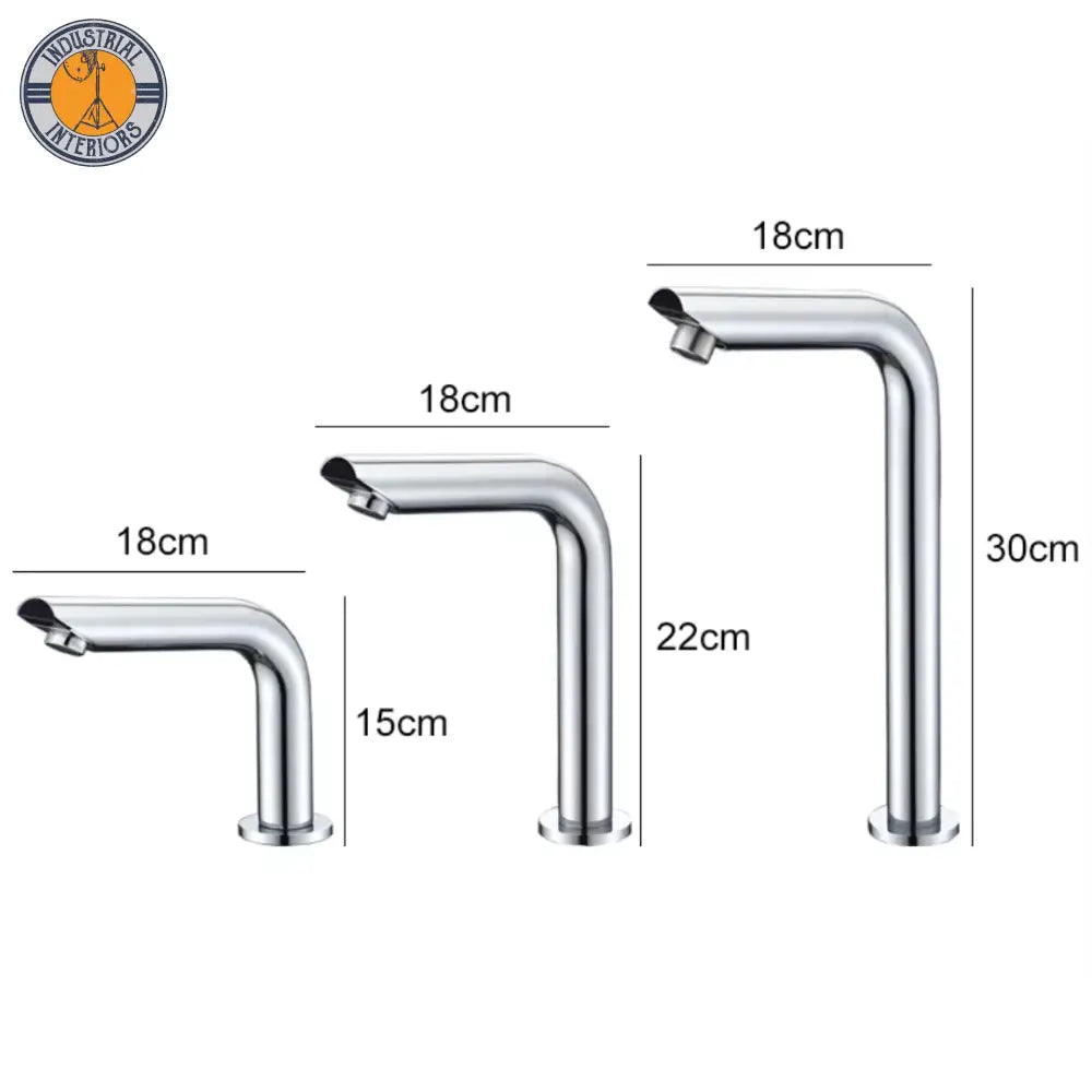 Automatic Sensor Hot And Cold Chrome Basin Faucet