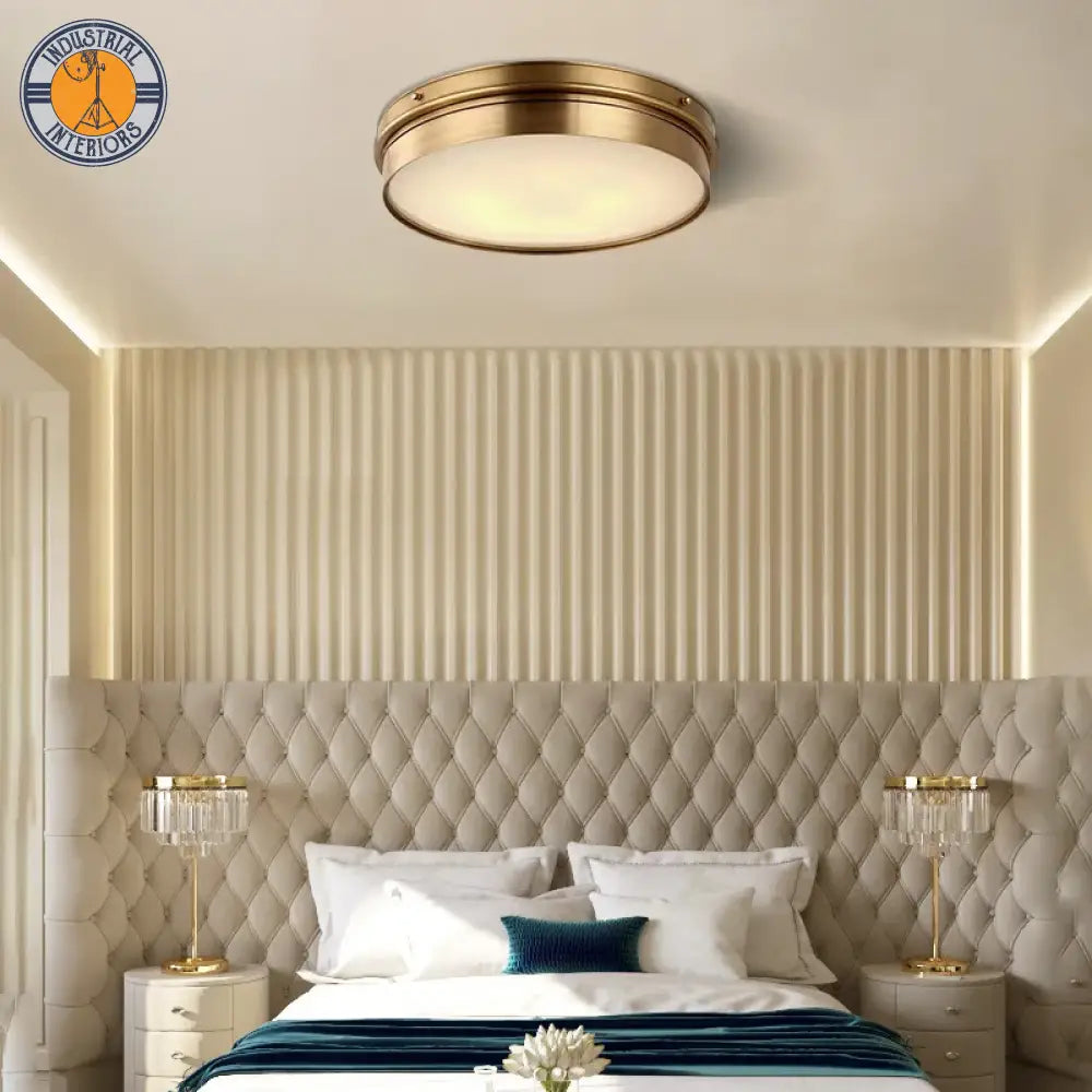 Brass Vintage Led Modern Ceiling Light