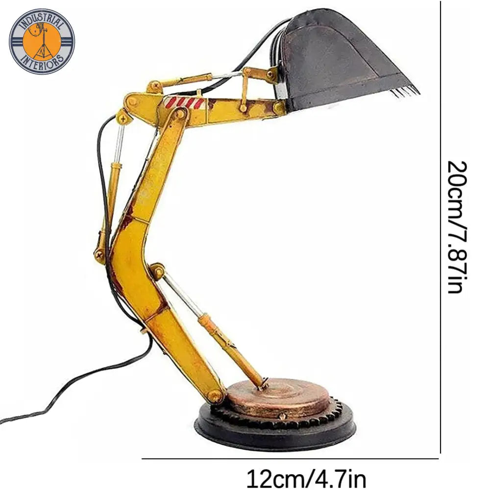 Creative Excavator Desk Lamp Children Home Decorative Led Table Lamp