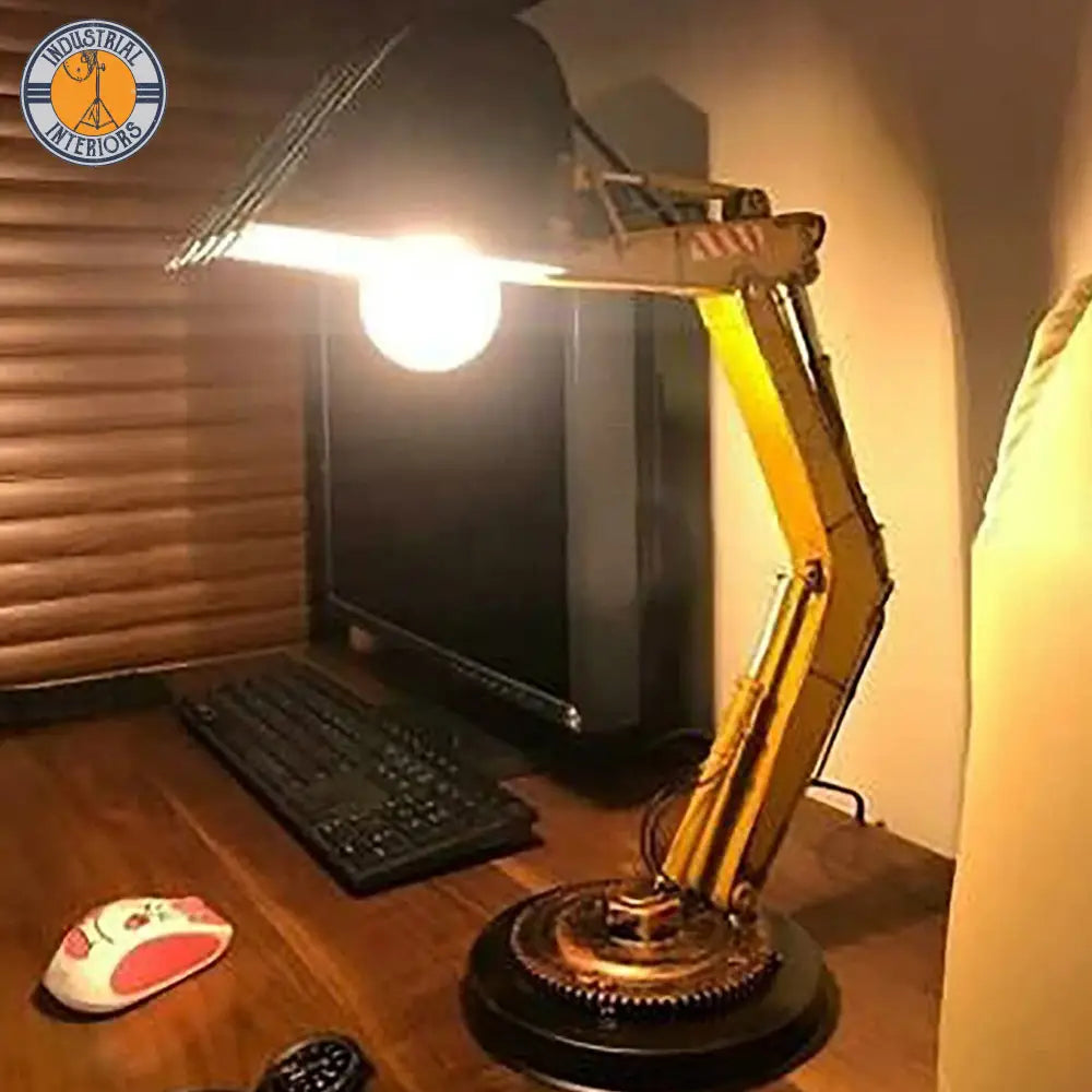 Creative Excavator Desk Lamp Children Home Decorative Led Table Lamp