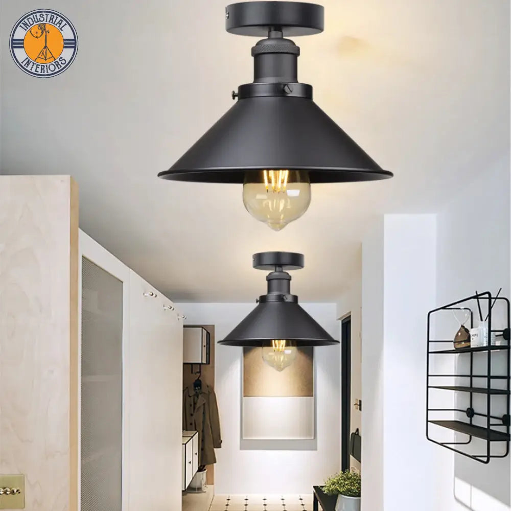Industrial Retro Metal Ceiling Hanging Lamp Ceiling Light