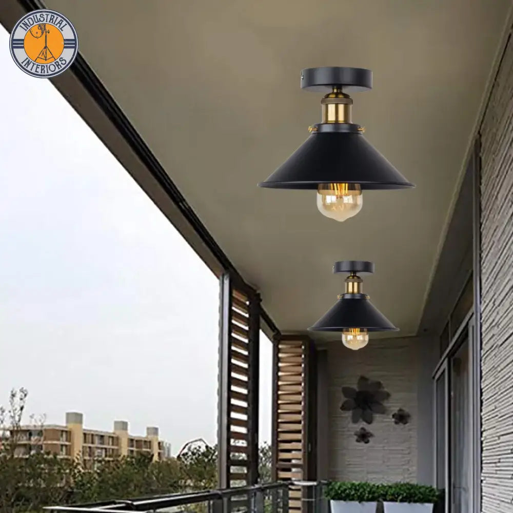 Industrial Retro Metal Ceiling Hanging Lamp Ceiling Light