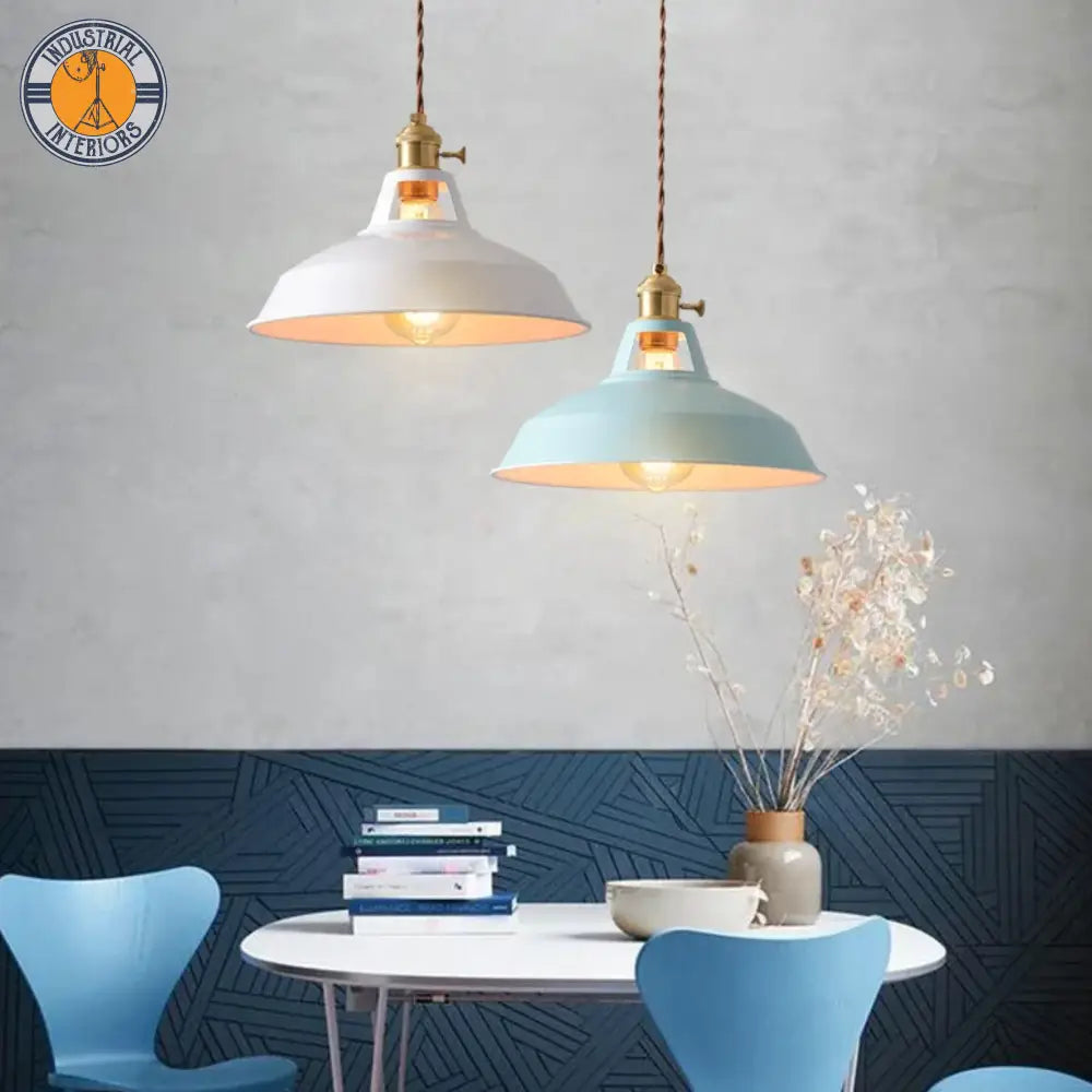 Iron Pendant Colorful Hanging Light Lighting