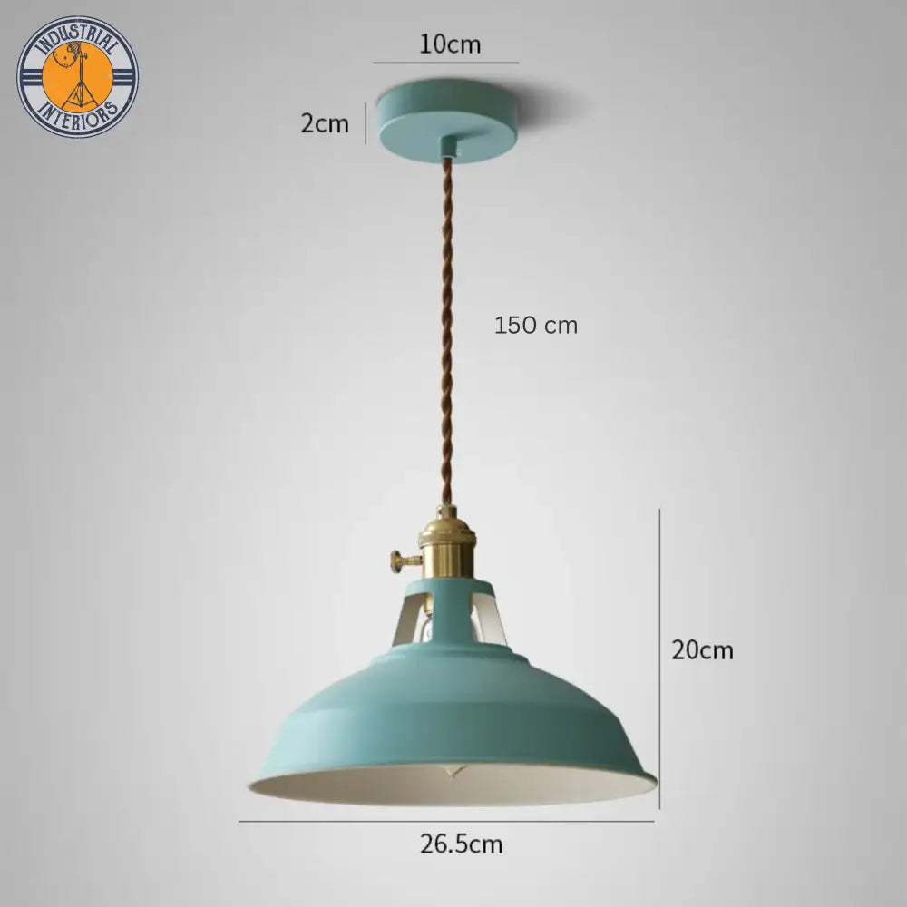 Iron Pendant Colorful Hanging Light Lighting