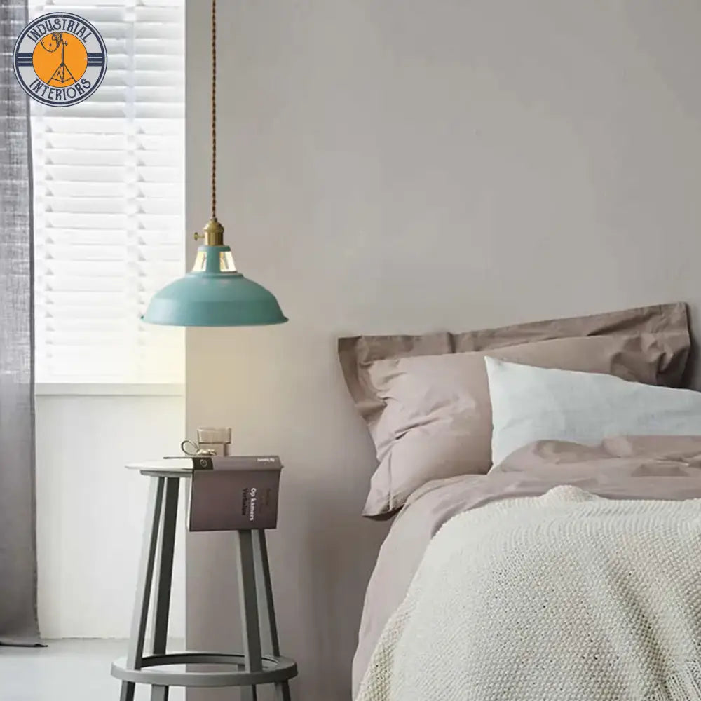 Iron Pendant Colorful Hanging Light Lighting