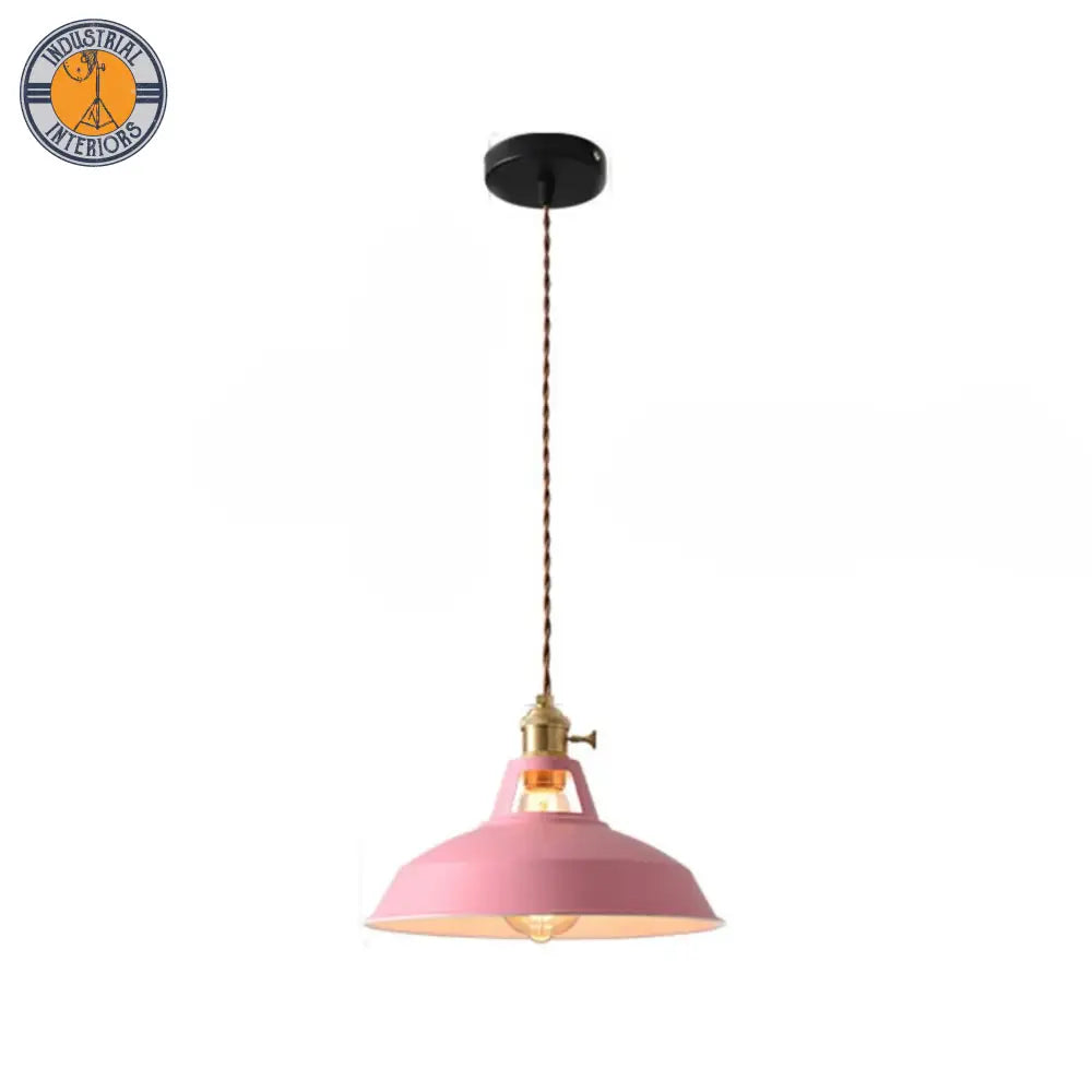 Iron Pendant Colorful Hanging Light Lighting