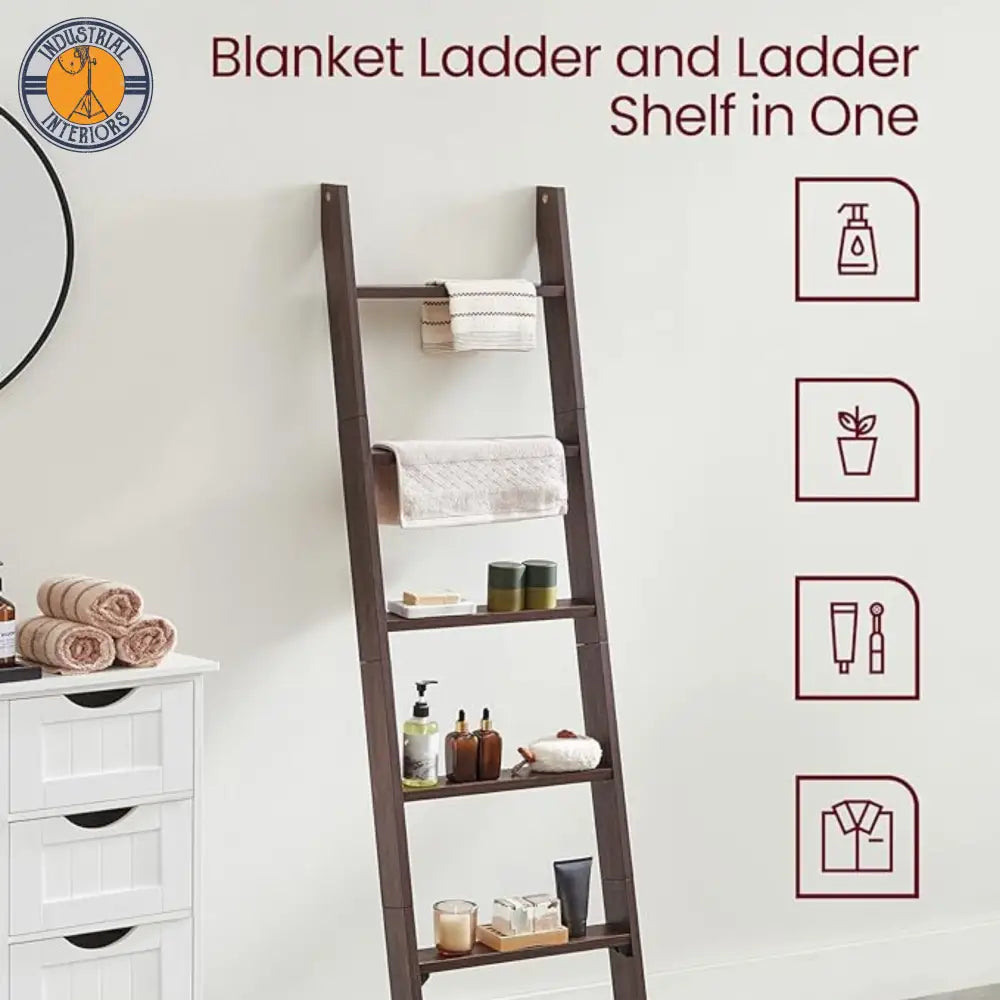 Ladder Rack For Storage And Decor