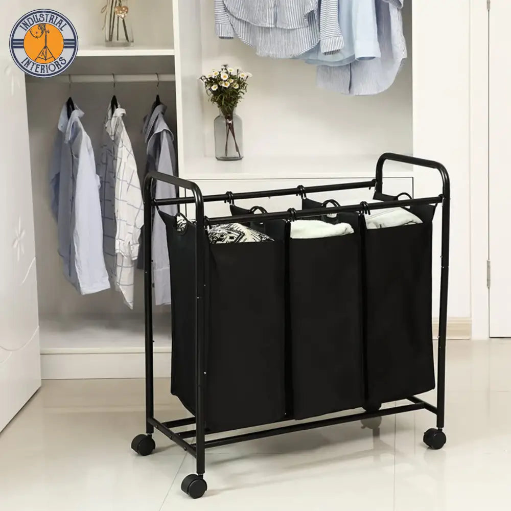 Laundry Basket With Removable Bags Organizer