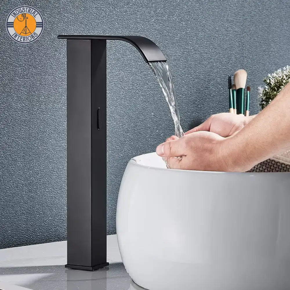 Smart Sensor Bathroom Faucet Auto Hand Control Hot/Cold Mixer
