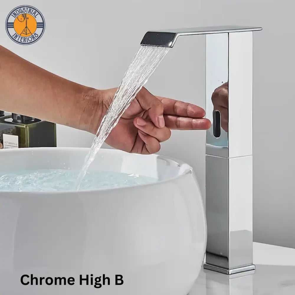 Smart Sensor Bathroom Faucet Auto Hand Control Hot/Cold Mixer