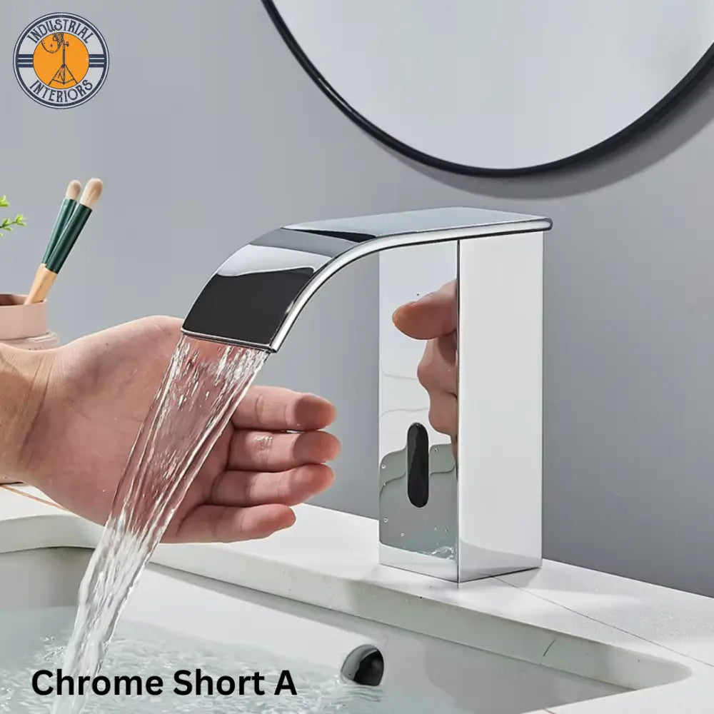 Smart Sensor Bathroom Faucet Auto Hand Control Hot/Cold Mixer