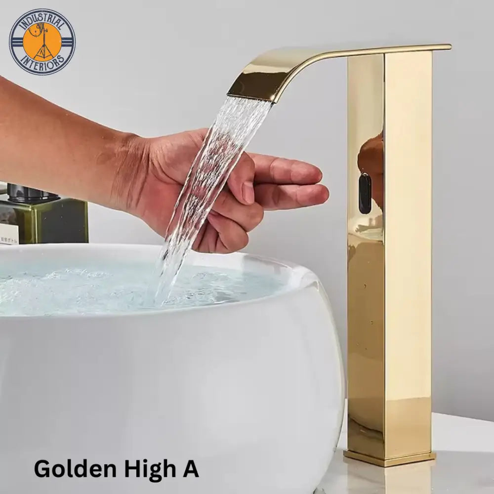 Smart Sensor Bathroom Faucet Auto Hand Control Hot/Cold Mixer