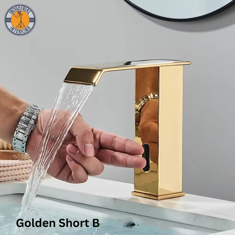 Smart Sensor Bathroom Faucet Auto Hand Control Hot/Cold Mixer