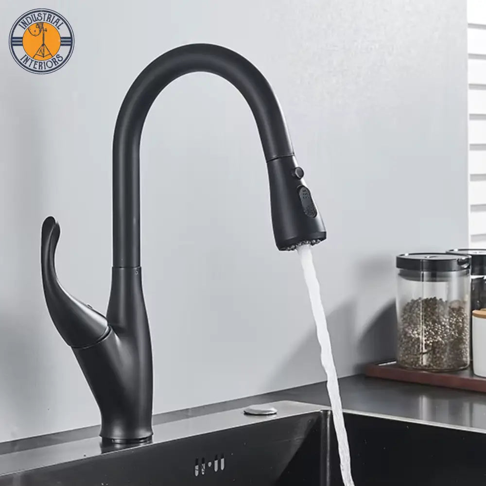 Touch Control Pull Out Spout Spray Kitchen Faucet
