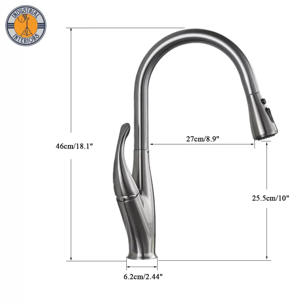 Touch Control Pull Out Spout Spray Kitchen Faucet