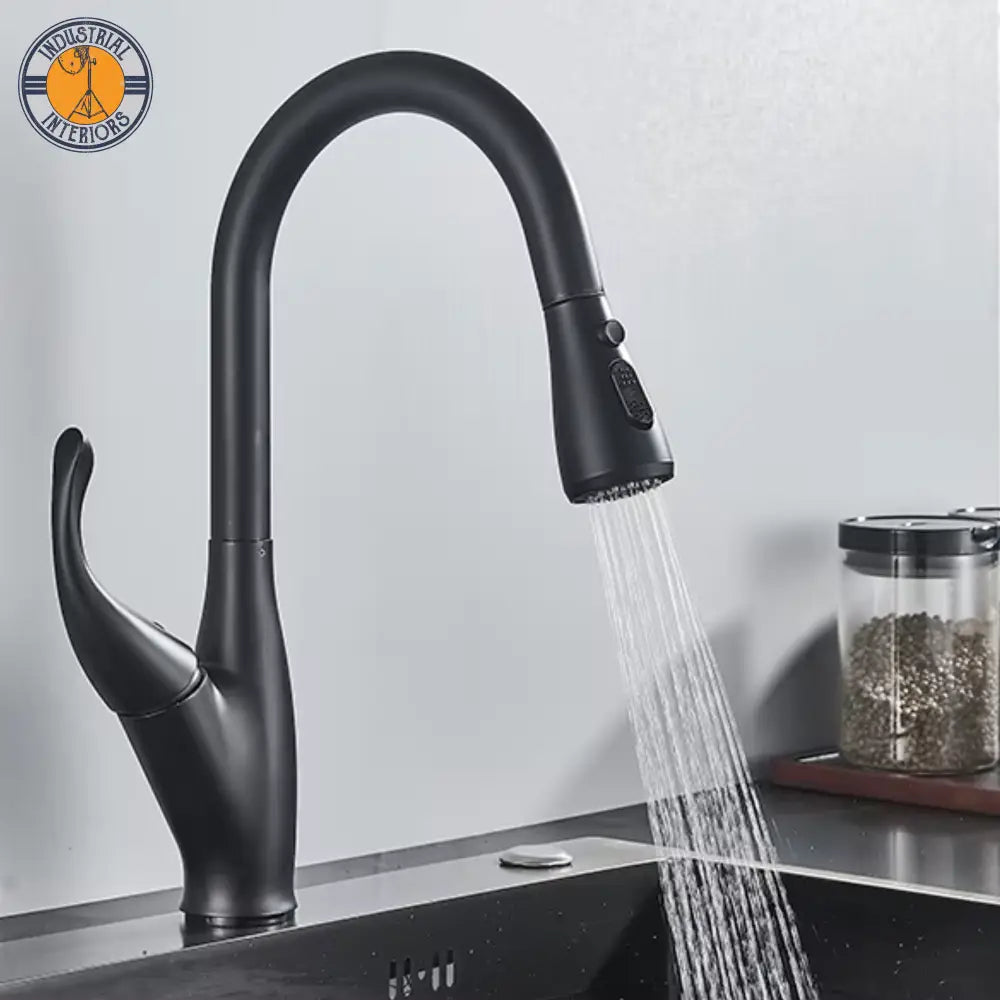 Touch Control Pull Out Spout Spray Kitchen Faucet