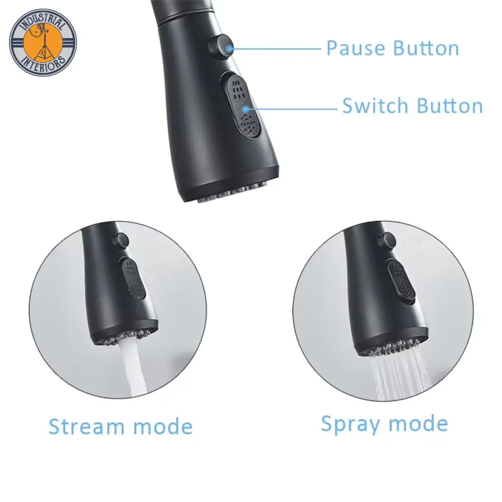 Touch Control Pull Out Spout Spray Kitchen Faucet