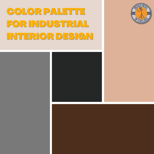 top 10-color palette for industrial interior design: