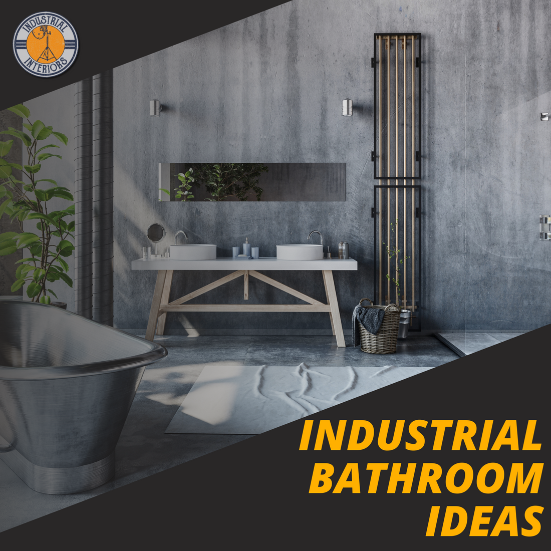 Industrial bathroom ideas