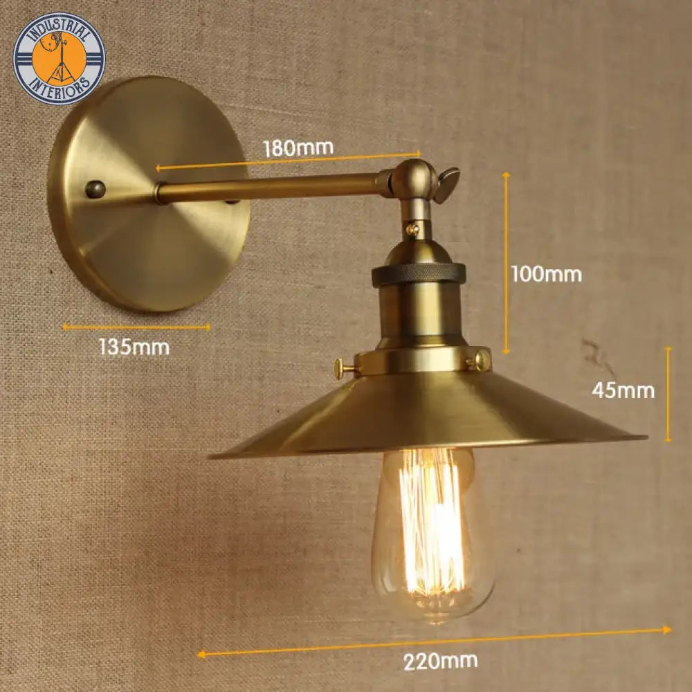 60W Loft Industrial Vintage Wall Lamp