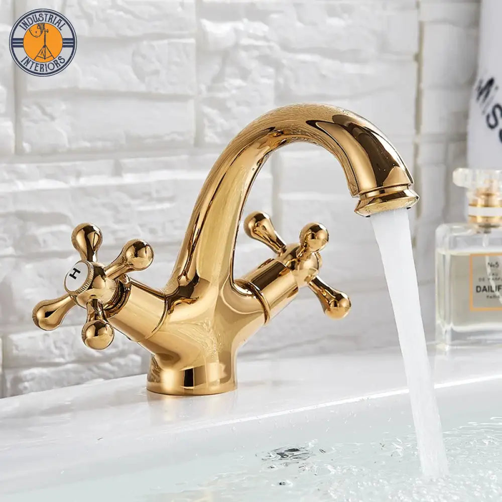 Antique Brass Basin Faucet Single Handle Hot Cold Mixer Tap Torneiras Bathroom Vessel Sink Reto