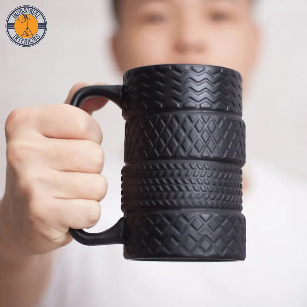 Creative Ceramic Tire Mug Household Drink Cup