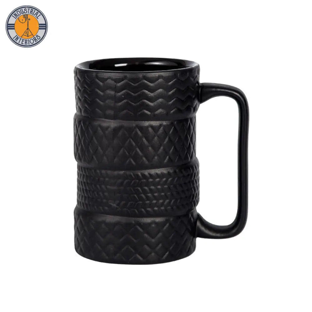 Creative Ceramic Tire Mug Household Drink Cup Style A / 500Ml