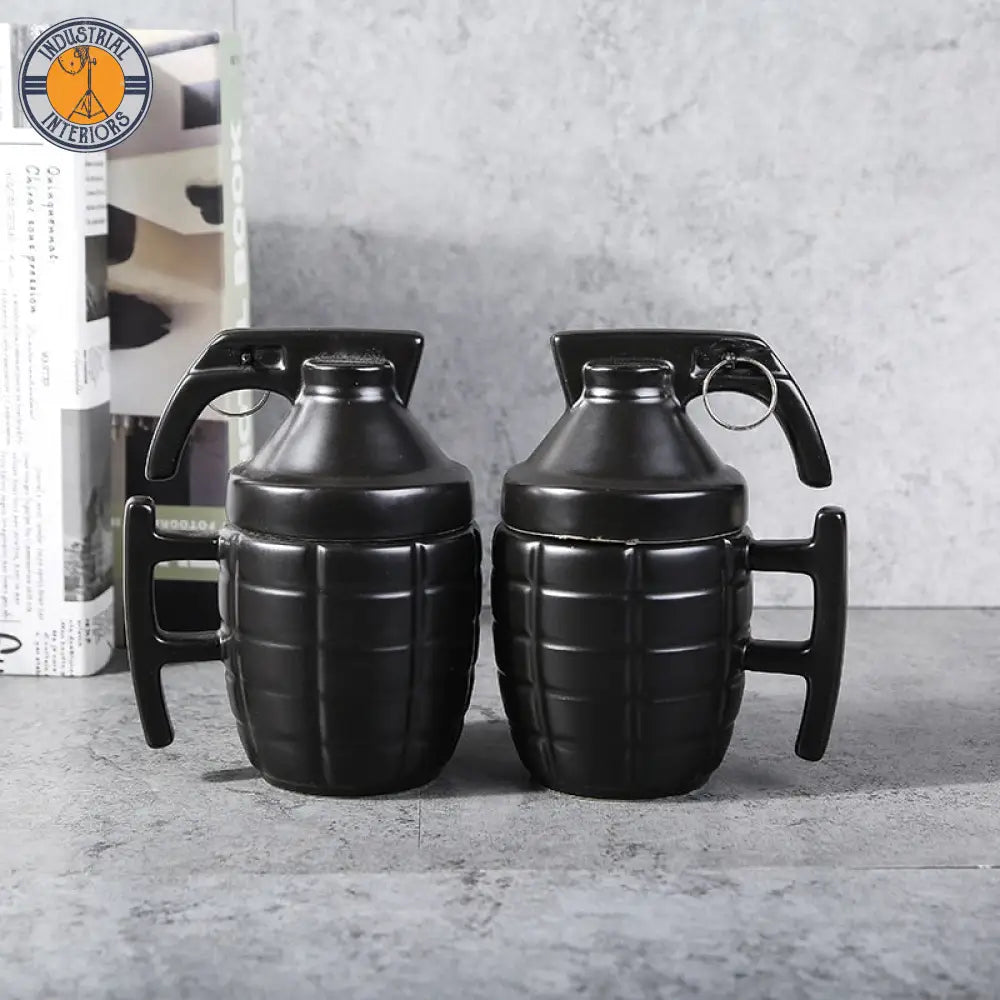 Creative Grenade Coffee Mug Cup With Lid