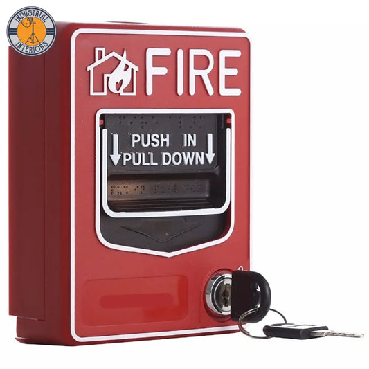 Fire Alarm System Conventional Manual Push In Pull Down Emergency Default Home Alarm