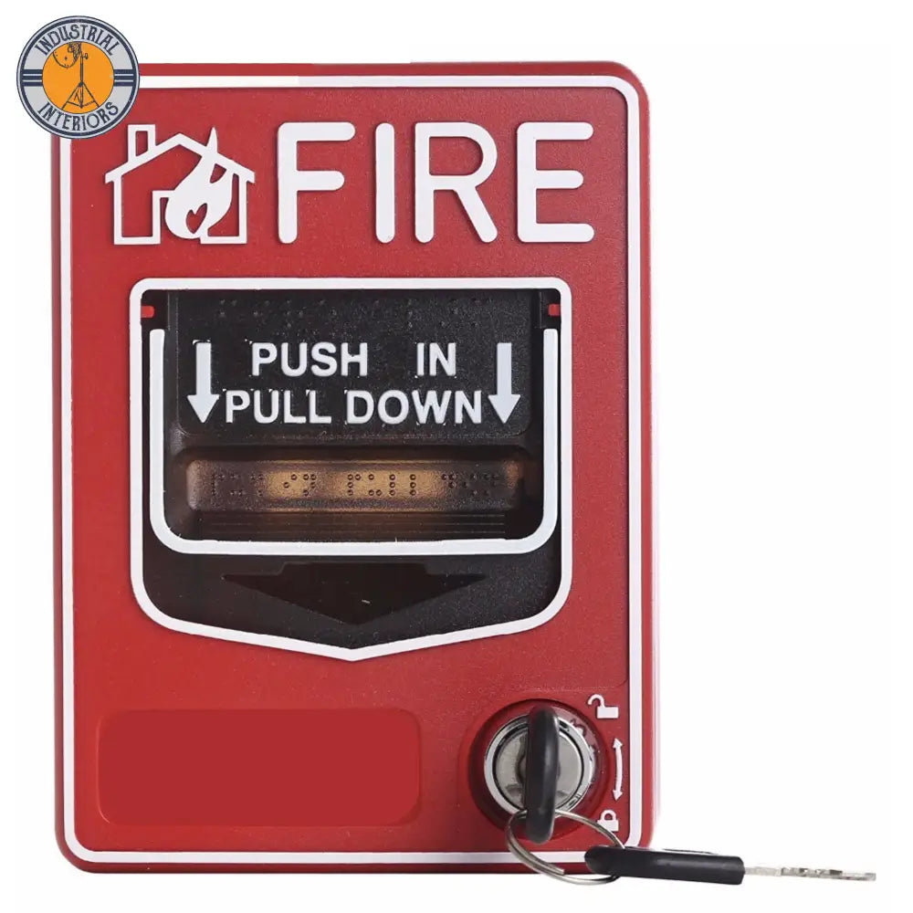 Fire Alarm System Conventional Manual Push In Pull Down Emergency Home Alarm