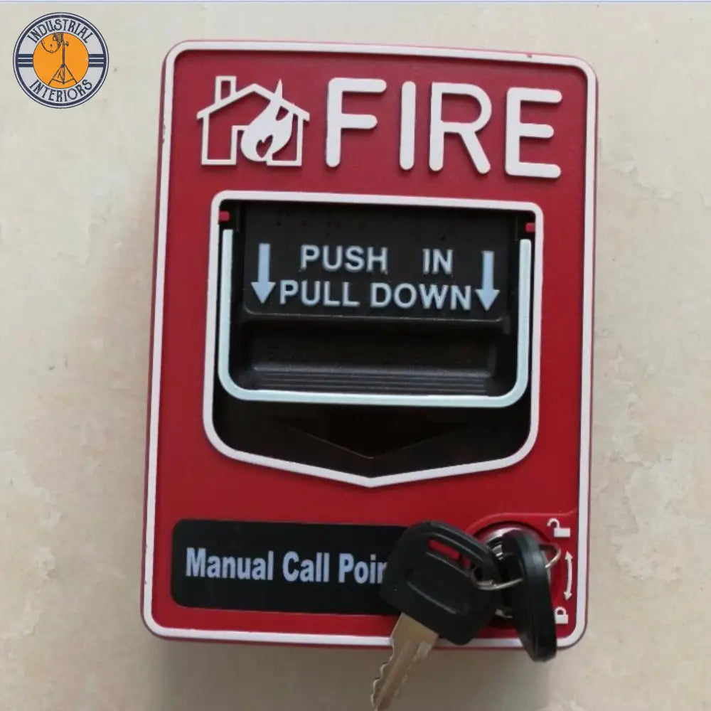 Fire Alarm System Conventional Manual Push In Pull Down Emergency Home Alarm