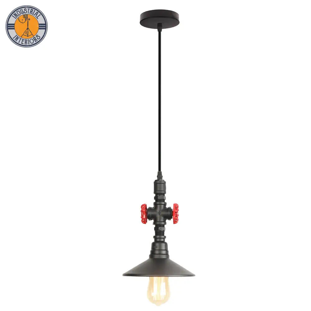 Industrial Retro Loft Pendant Vintage Light/Ceiling Lamp Decoration Black A Light