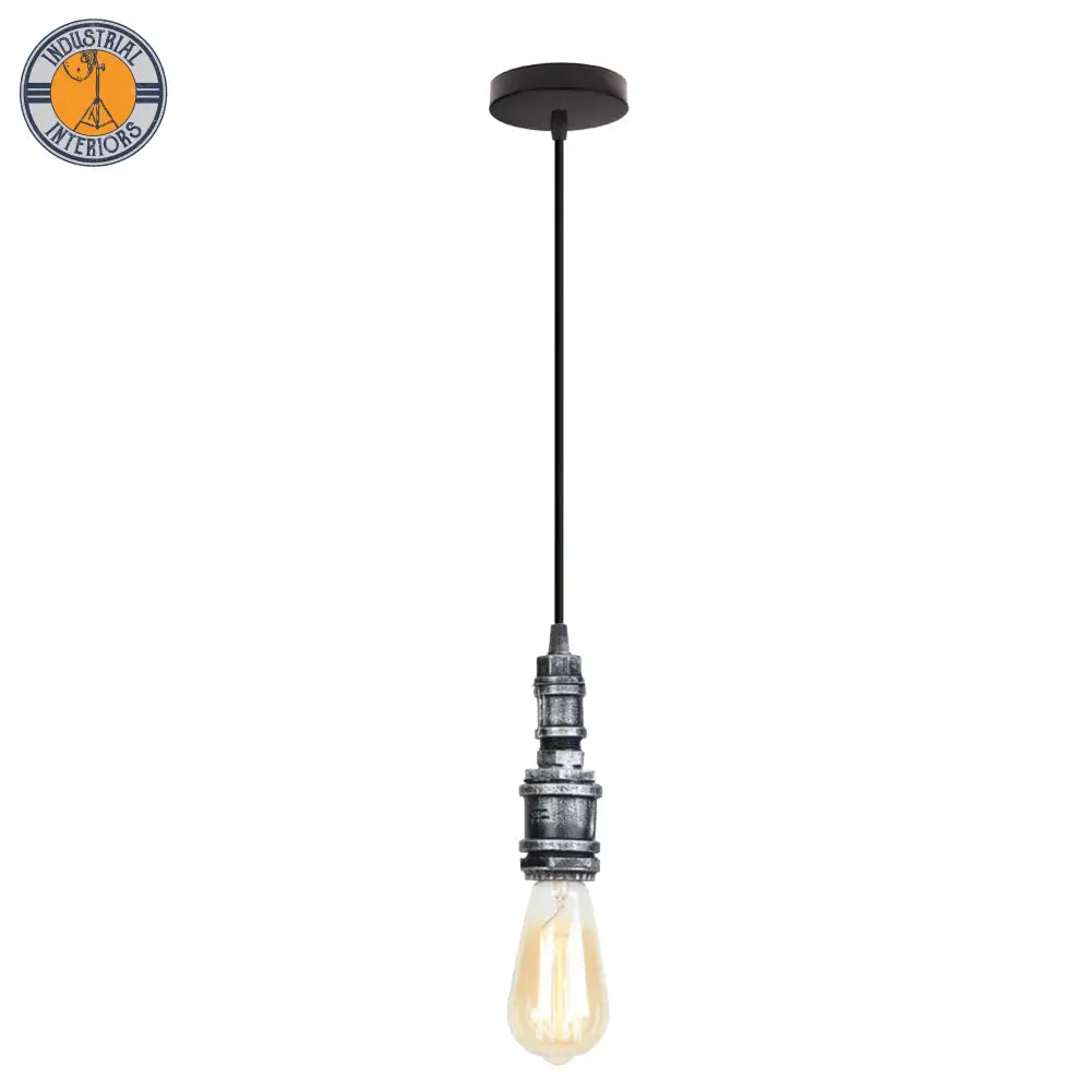 Industrial Retro Loft Pendant Vintage Light/Ceiling Lamp Decoration Silver E Light