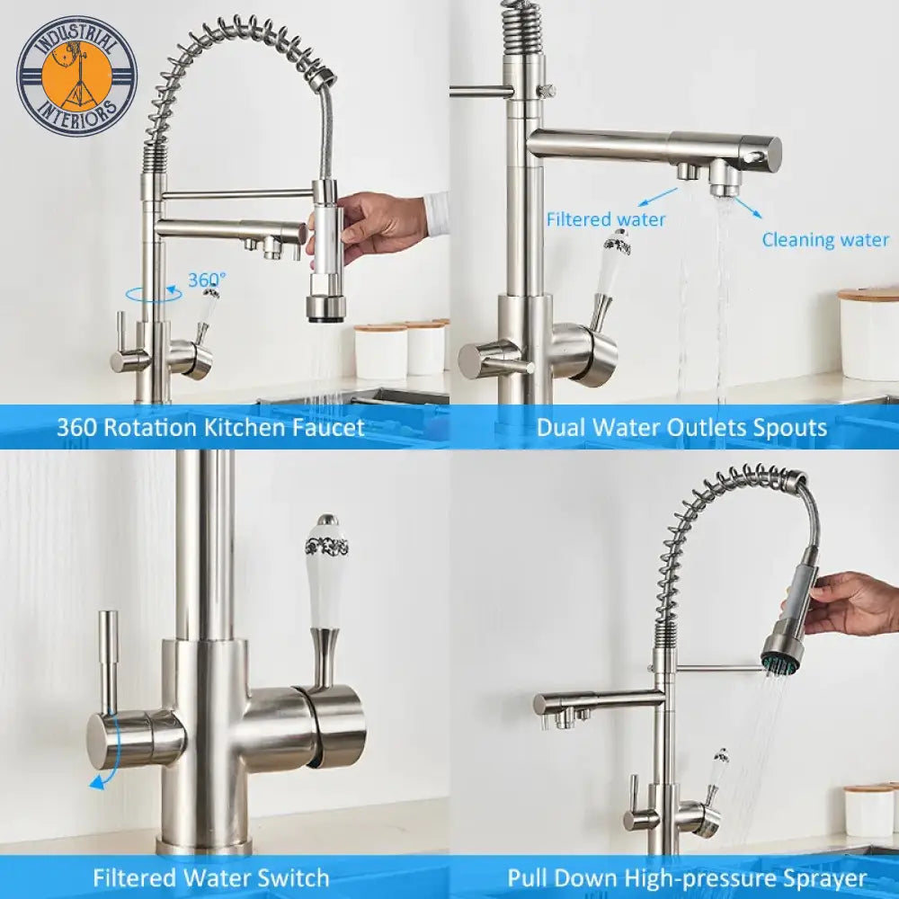 Kitchen Faucets Three Ways Sink Mixer