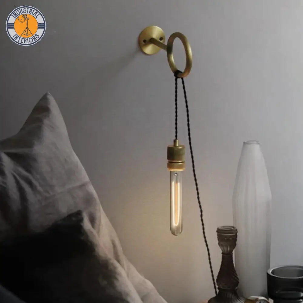 Loft Industrial Style Bedroom Wall Led Lamp