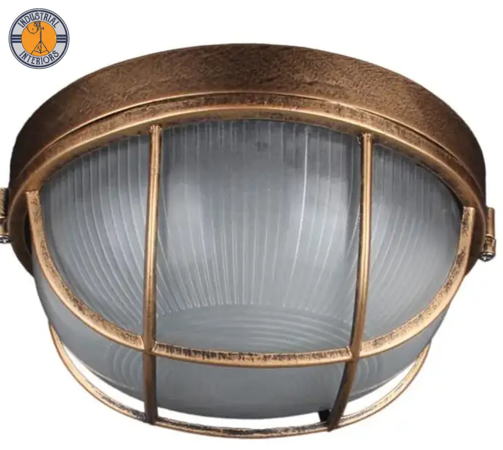 Loft Style Iron Painting Ceiling Light Fixtures