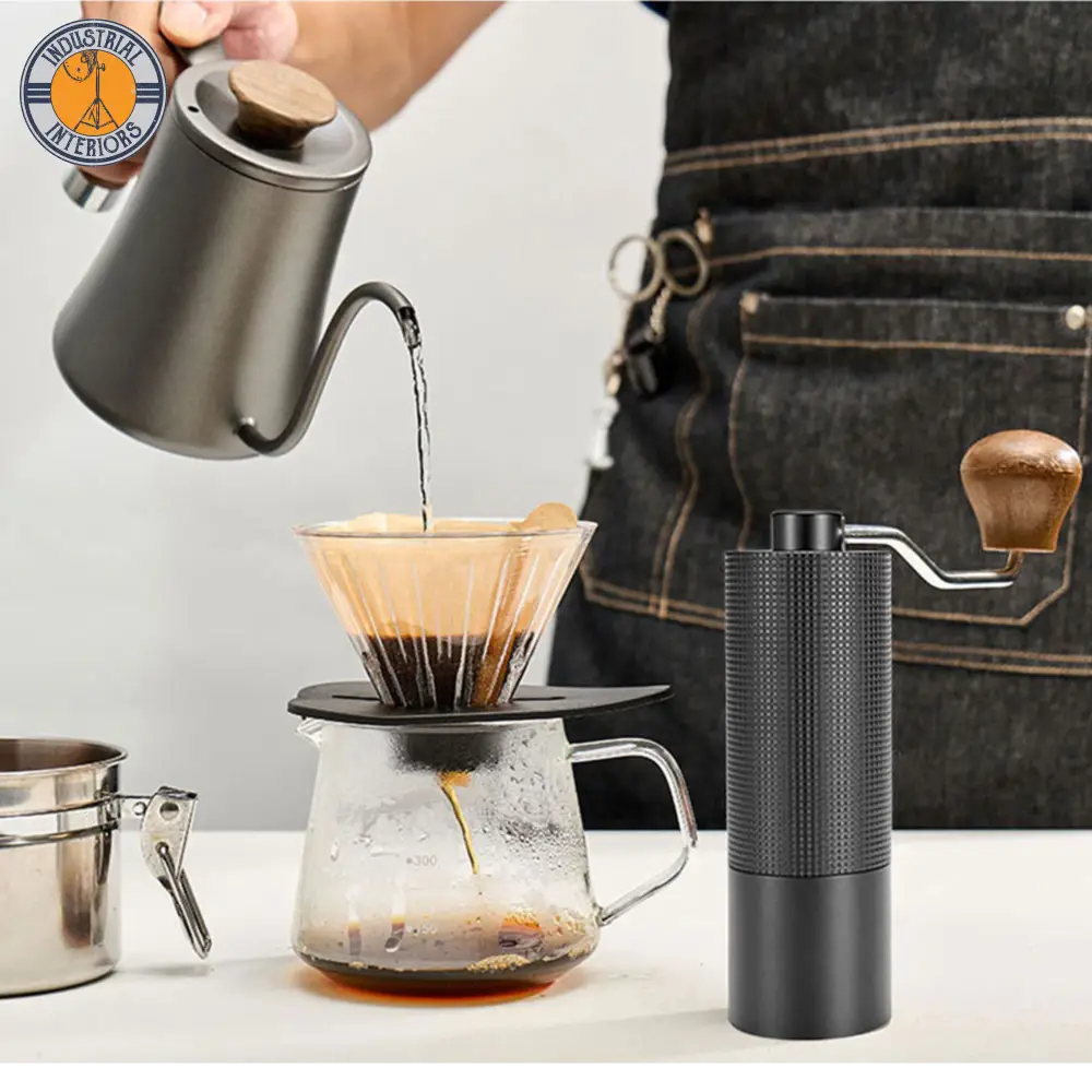 Manual Grinder With Double Bearing Coffee Grinder