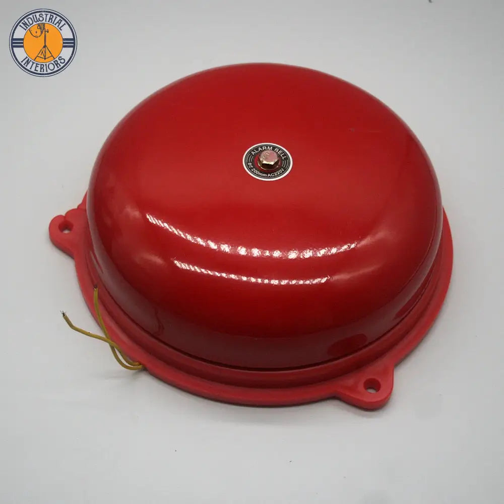 Red Tradition Electric Bell 220V Alarm 200Mm 8Inch