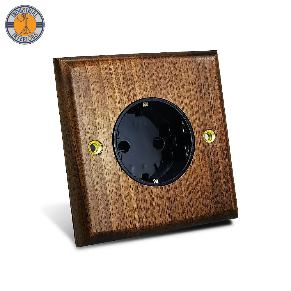 Retro Vintage Wall Lighting Switch Plate Socket Eu Socket