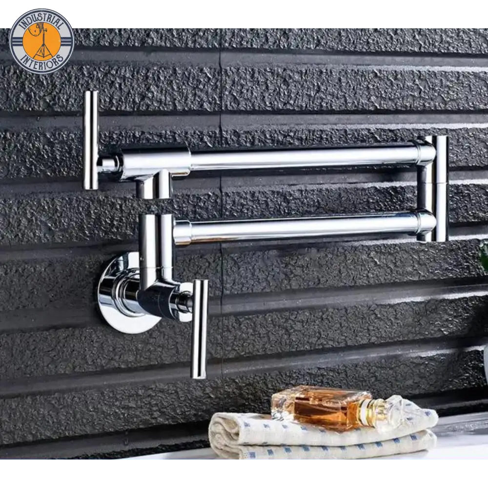 Rotation Side Spout Kitchen Faucet Single Lever Deck Mounted Chrome