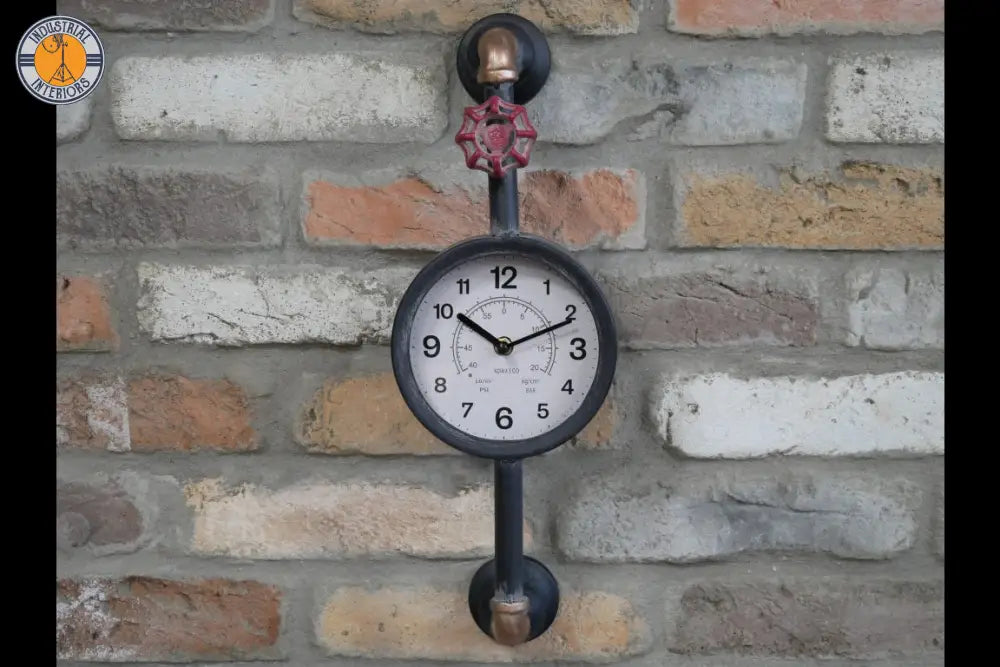 Wonderful Pipe Design Wall Clock